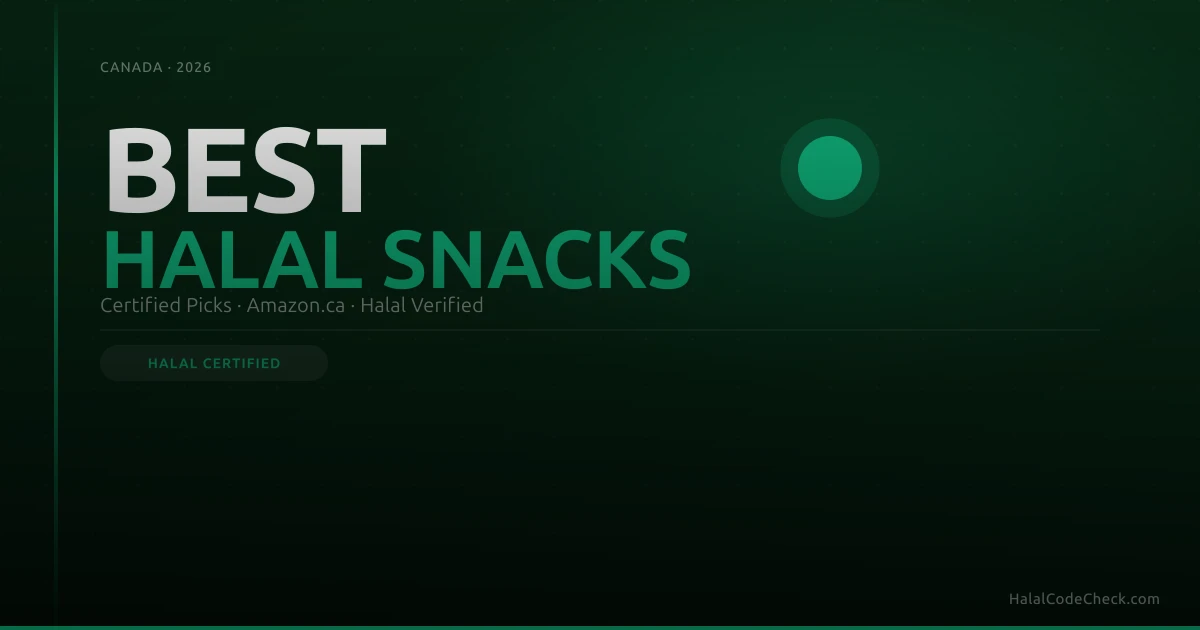 Halal certified snacks to buy online in Canada 2026