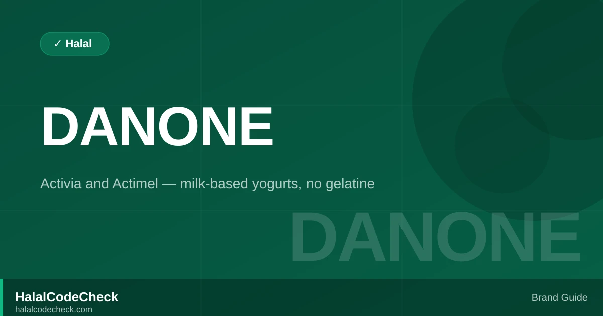 Is Danone Halal? — Brand Guide