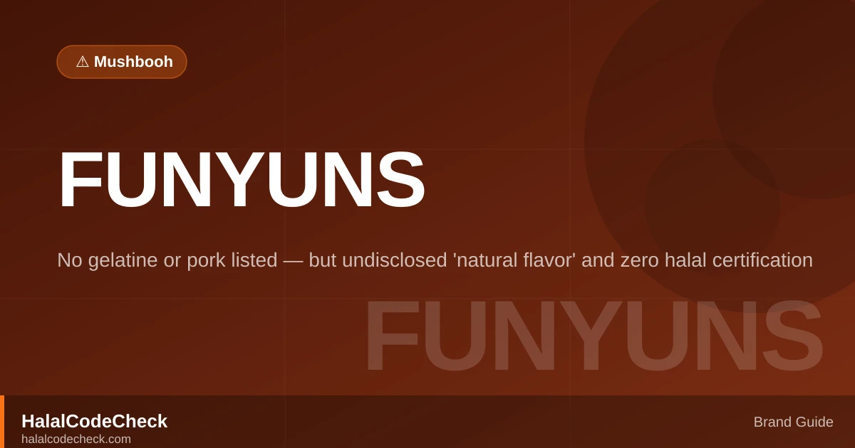 Are Funyuns Halal? — HalalCodeCheck Brand Guide