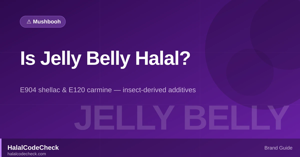 Is Jelly Belly Halal? — HalalCodeCheck Brand Guide