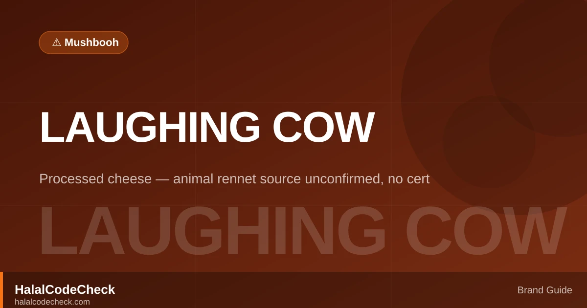 Is The Laughing Cow Halal? — HalalCodeCheck Brand Guide