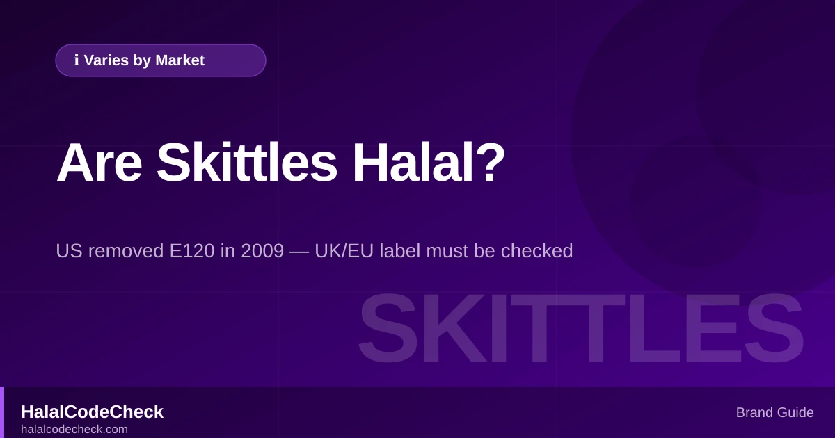 Are Skittles Halal? — brand guide