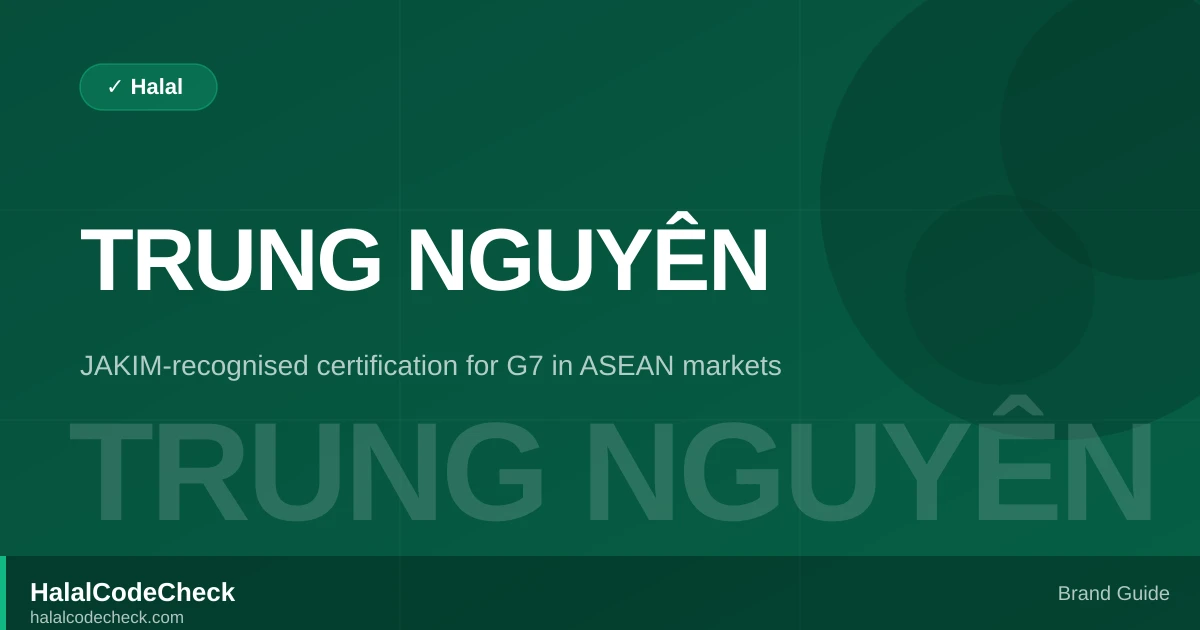 Is Trung Nguyên Coffee Halal? — HalalCodeCheck Brand Guide